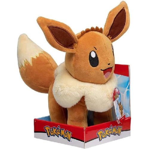 Peluche Peluche - BANDAI - Pokémon Evoli - 30 cm - Multicolore - 100% Polyester