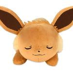 Peluche Peluche - BANDAI - Pokémon - Evoli (Eevee) 40cm - Peluche Pokémon toute douce qui dort