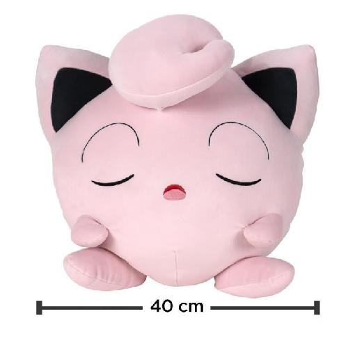 Figurine Miniature - Personnage Miniature Peluche - BANDAI - Pokémon Rondoudou (Jigglypuff) - 40 cm. douce et moelleuse