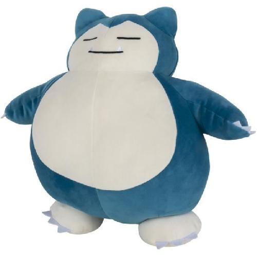 Figurine Miniature - Personnage Miniature Peluche - BANDAI - Pokémon Ronflex (Snorlax) - 40 cm. douce et moelleuse