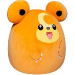 Peluche Peluche - BANDAI - Pokémon - Squishmallows 50 cm - Teddiursa - Grande peluche ultra-douce - Licence officielle Pokémon