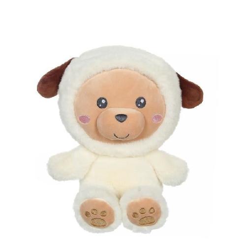 Peluche Peluche Chien Hoody Pets - GIPSY TOYS - Creme. 24 cm