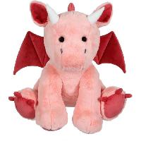 Peluche Dragon Trendy. Rose Poudré 30 cm