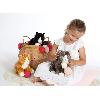 Peluche Gipsy Toys - Chat Mimiz Roux et Blanc - Peluche - 28 cm