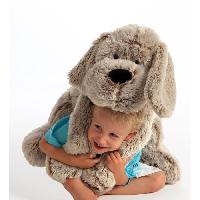 Peluche Gipsy Toys - Chien Flatoutou - Peluche - 50 cm - Gris