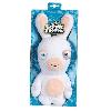 Peluche Gipsy Toys - Lapins Crétins Sonores - Bouche Fermée - 28 cm - Blanc