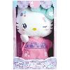 Peluche Hello Kitty Kimono Kawai Peluche +- 22 cm - JEMINI - Version kawai avec kimono rose et tongs.