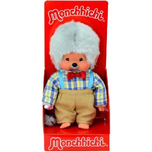 Peluche Peluche Monchhichi Papi 20 cm - BANDAI - Pour Enfant Garcon - Gamme Plush