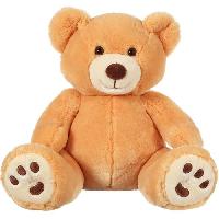 Peluche Ours Patachon miel - 80 cm