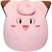 Peluche Peluche - BANDAI - Pokemon - Squishmallows 50 cm - Melofee -Clefairy- - Grande peluche ultra-douce - Licence officielle Pokemon