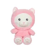 Peluche Peluche Chat Hoody Pets - GIPSY TOYS - Rose. 24 cm