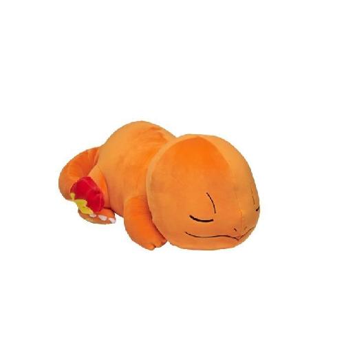 Vetement - Accessoire Poupee Peluche Salameche Dort 40cm - BANDAI - Pokémon - Doudou ou Oreiller pour Enfant de 2 ans et plus