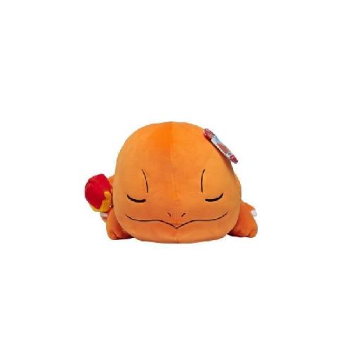 Vetement - Accessoire Poupee Peluche Salameche Dort 40cm - BANDAI - Pokémon - Doudou ou Oreiller pour Enfant de 2 ans et plus