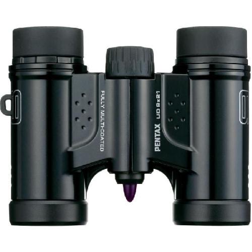 Jumelle Optique PENTAX 61811 - Jumelles UD 9x21 - Compactes et legeres - Mise au point minimale 3m - Lentilles a revetement multiple - Noir