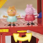 Figurine Miniature - Personnage Miniature Peppa Pig. coffret Bus en fete 2 en 1 avec 3 figurines et 13 accessoires. jouets prescolaires pour filles et garcons. des 3 ans