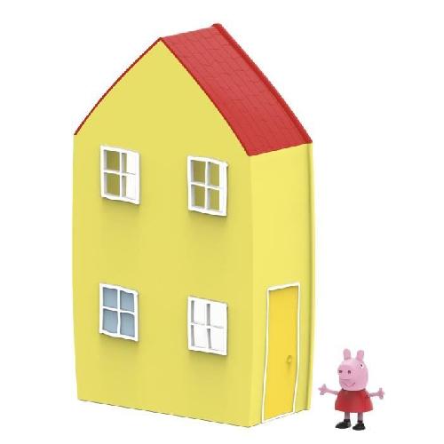 Figurine Miniature - Personnage Miniature Peppa Pig La maison familiale de Peppa. Jouet pour enfants d'âge préscolaire. comprenant une figurine et 6 accessoires. des 3 ans