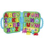 Figurine Miniature - Personnage Miniature Peppa Pig Mallette Alphabet de Peppa. jouet abecedaire pour enfants d'age prescolaire. a partir de 3 ans