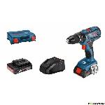 Perceuse a Percussion Bosch Professional GSB 18V-28 -couple-28-63-- Nm- + 2 batteries 2.0Ah + chargeur + L-Case - 06019H400B