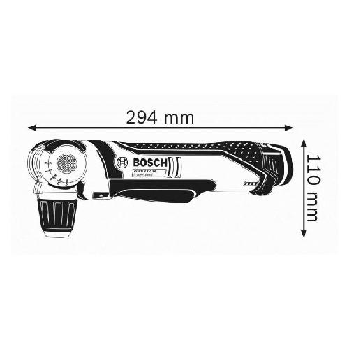 Accessoire - Consommable Machine Outil Perceuse d'angle 12V GWB 12V-10 (sans batterie ni chargeur) en coffret L-BOXX - BOSCH - 0601390909