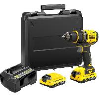 Perceuse Perceuse visseuse 80 Nm Brushless Lithium 18V - 2 Batteries 2Ah - STANLEY FATMAX V20 - SFMCD720D2K-QW