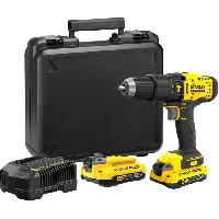 Perceuse Perceuse visseuse a percussion 50 Nm - Lithium 18V - 2 Batteries 2Ah - STANLEY FATMAX V20 - SFMCD711D22-QW