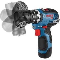 Perceuse Perceuse-visseuse Bosch Professional GSR 12V-35 FC + 2 batteries 3.0 Ah 12V + Chargeur GAL 12V-40 - Couple 35Nm - 06019H3008