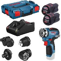 Perceuse Perceuse-visseuse Bosch Professional GSR 12V-35 FC + 2 batteries 3.0Ah + L-Boxx - 06019H3000