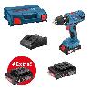 Perceuse Perceuse-visseuse Bosch Professional GSR 18V-21 + 3 batteries 2.0Ah + chargeur GAL 18V-20 - 0615990L88