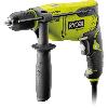 Perceuse RYOBI - Perceuse a percussion 800 W - 3 000 cp/min - mandrin 13mm - blocage d'arbre - LED + coffret & butée de profondeur - RPD800-K