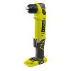 Perceuse RYOBI - Perceuse-visseuse d'angle 18V ONE+- 1 vitesse - 0-1 100 tr/min - mandrin 10 mm - RAD1801M