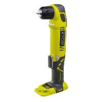 Perceuse RYOBI - Perceuse-visseuse d'angle 18V ONE+- 1 vitesse - 0-1 100 tr/min - mandrin 10 mm - RAD1801M