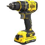 Perceuse Perceuse visseuse 80 Nm Brushless Lithium 18V - 2 Batteries 2Ah - STANLEY FATMAX V20 - SFMCD720D2K-QW