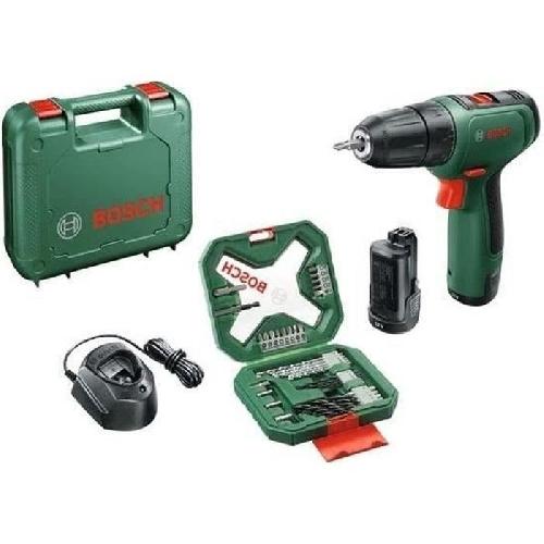 Perceuse Perceuse visseuse Bosch EasyDrill 1200 avec 2 batteries. 1 chargeur. une mallette avec embouts