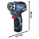 Perceuse Perceuse-visseuse Bosch Professional GSR 12V-35 FC + 2 batteries 3.0Ah + L-Boxx - 06019H3000