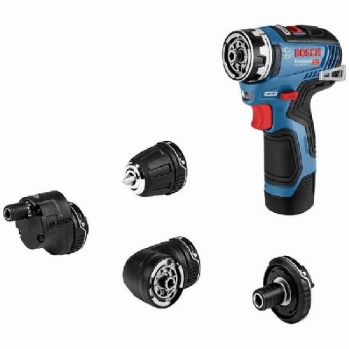 Perceuse Perceuse-visseuse Bosch Professional GSR 12V-35 FC + GFA 12-H + GFA 12-B + L-BOXX - 06019H300B