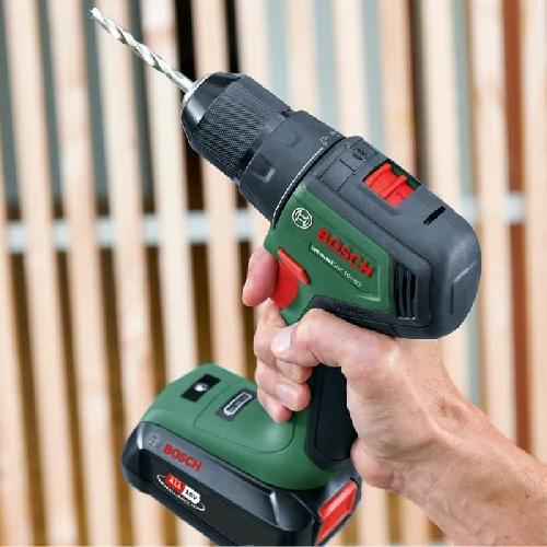 Perceuse Perceuse visseuse Bosch UniversalImpact 18V60 Brushless (+2xbatteries 2.0Ah) + chargeur AL 18V-20 - 06039D7102