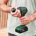 Perceuse Perceuse visseuse Bosch UniversalImpact 18V60 Brushless (+2xbatteries 2.0Ah) + chargeur AL 18V-20 - 06039D7102