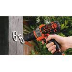 Perceuse Perceuse-Visseuse Multievo sans-fil 18V BLACK+DECKER -Livree avec 1 Batterie 1.5 Ah + chargeur + coffret- - MT218K-QW