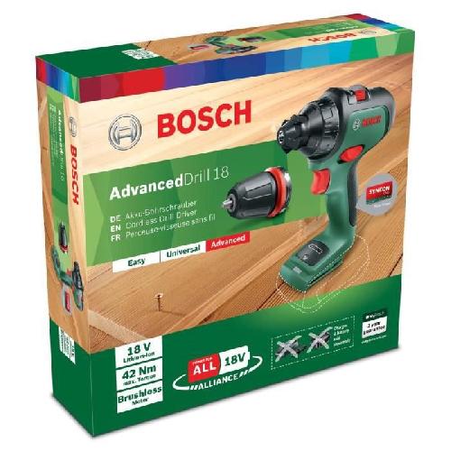 Perceuse Perceuse-visseuse sans-fil Bosch - AdvancedDrill 18 -Livree sans batterie ni chargeur-