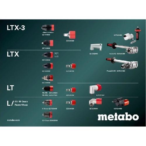 Perceuse Perceuse visseuse sans fil - METABO - BS 18 LT BL Q - 18 V - MetaBOX 145