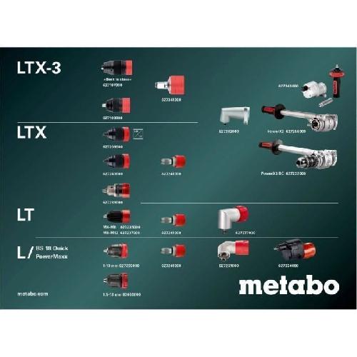 Perceuse Perceuse-visseuse sans fil - METABO - BS 18 LTX BL Q I - 18 V - MetaBOX 145 L