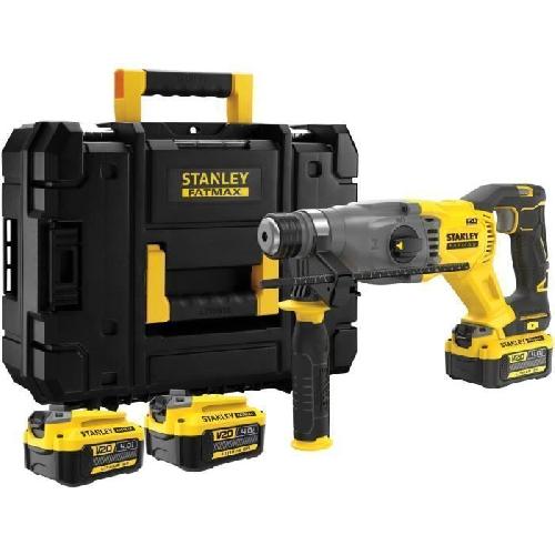 Burineur - Perforateur Perforateur Brushless SDS Plus 18V Stanley FatMax - 2 Joules - 2 Batteries 4.0Ah - 3 Modes de Travail