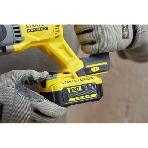 Burineur - Perforateur Perforateur Brushless SDS Plus 18V Stanley FatMax - 2 Joules - 2 Batteries 4.0Ah - 3 Modes de Travail