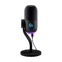 Peripherique Pc Microphone Gaming - LOGITECH G - YETI GX - Streaming - RVB dynamique avec LIGHTSYNC - Pour PC/MAC - Noir
