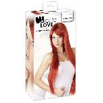 Deguisements Perruque Miranda - Rouge - Taille 80cm - Wigged Love