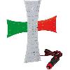 Personnalisation Decoration Tuning Croix lumineuse Italie 24V 81 Leds