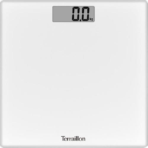 Pese-personne - Impedancemetre - Balance Pese personne électronique Terraillon TSQUARE Blanc - Grand écran LCD - Capacité 180 Kg