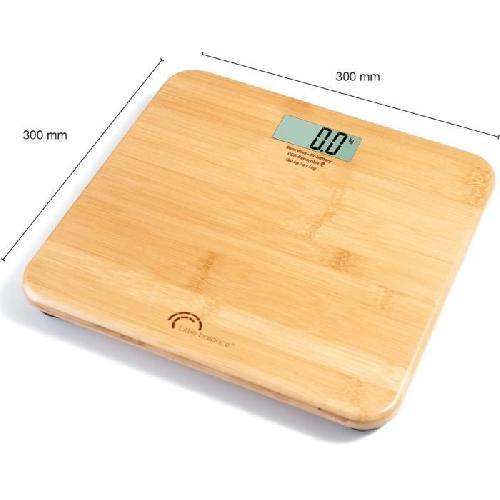 Pese-personne - Impedancemetre - Balance Pese-personne - LITTLE BALANCE - 8745 - USB-réparable - 150 kg / 100 g - My bamboo