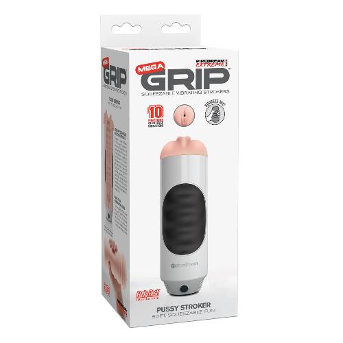 Masturbateurs PET Masturbateur Mega Grip Vibrating Stroke