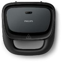 Petit Appareil De Cuisson Appareil a croque-monsieur - PHILIPS - HD2331/90 - 750 W - Plaques triangulaires - Noir